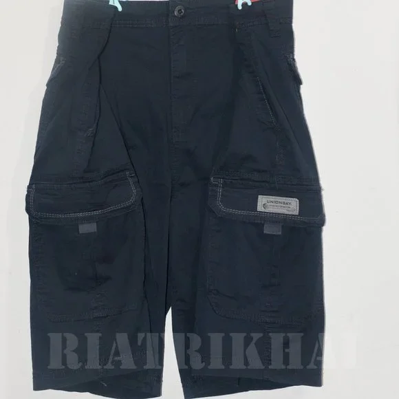Men cargo short Unionbay in  blue - Picture 2 of 8